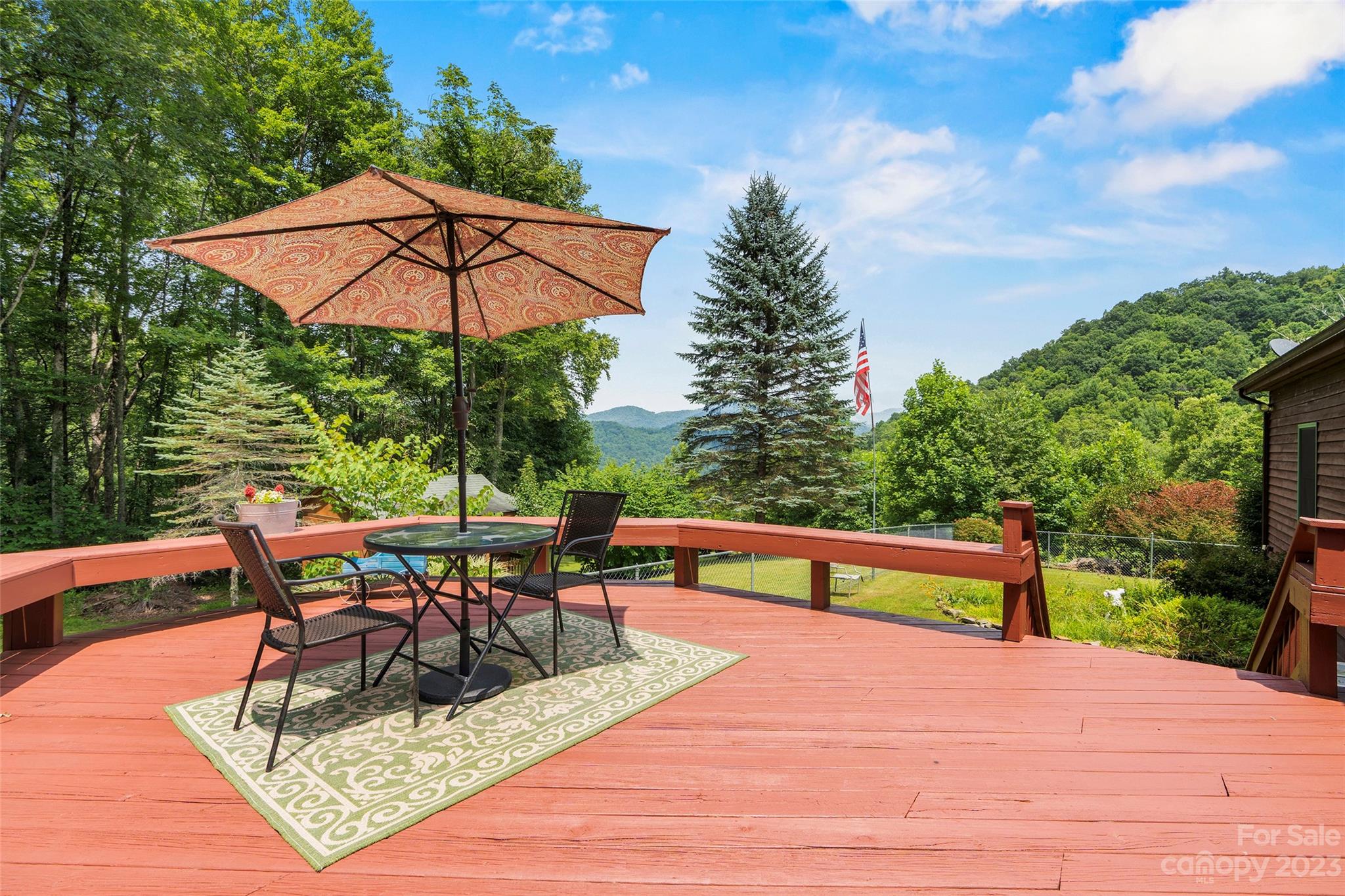 290 Last Mohican Trail Clyde, NC 28721 - Photo 9 of 46 a view of outdoor space with seating