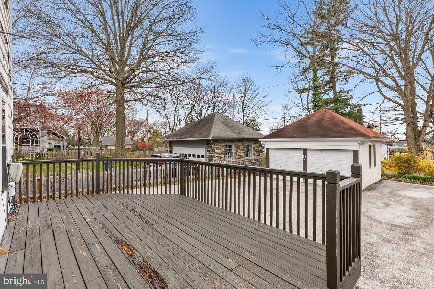 103 Llandaff Road Havertown, PA 19083 - Photo 15 of 36 a view of a wooden roof deck