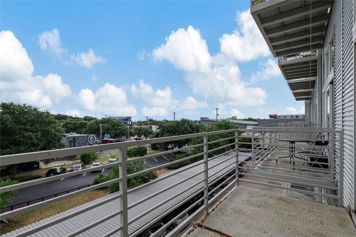 2124 East 6th Street, Unit 305 Austin, TX 78702 - Photo 24 of 35 a view of a city from a balcony