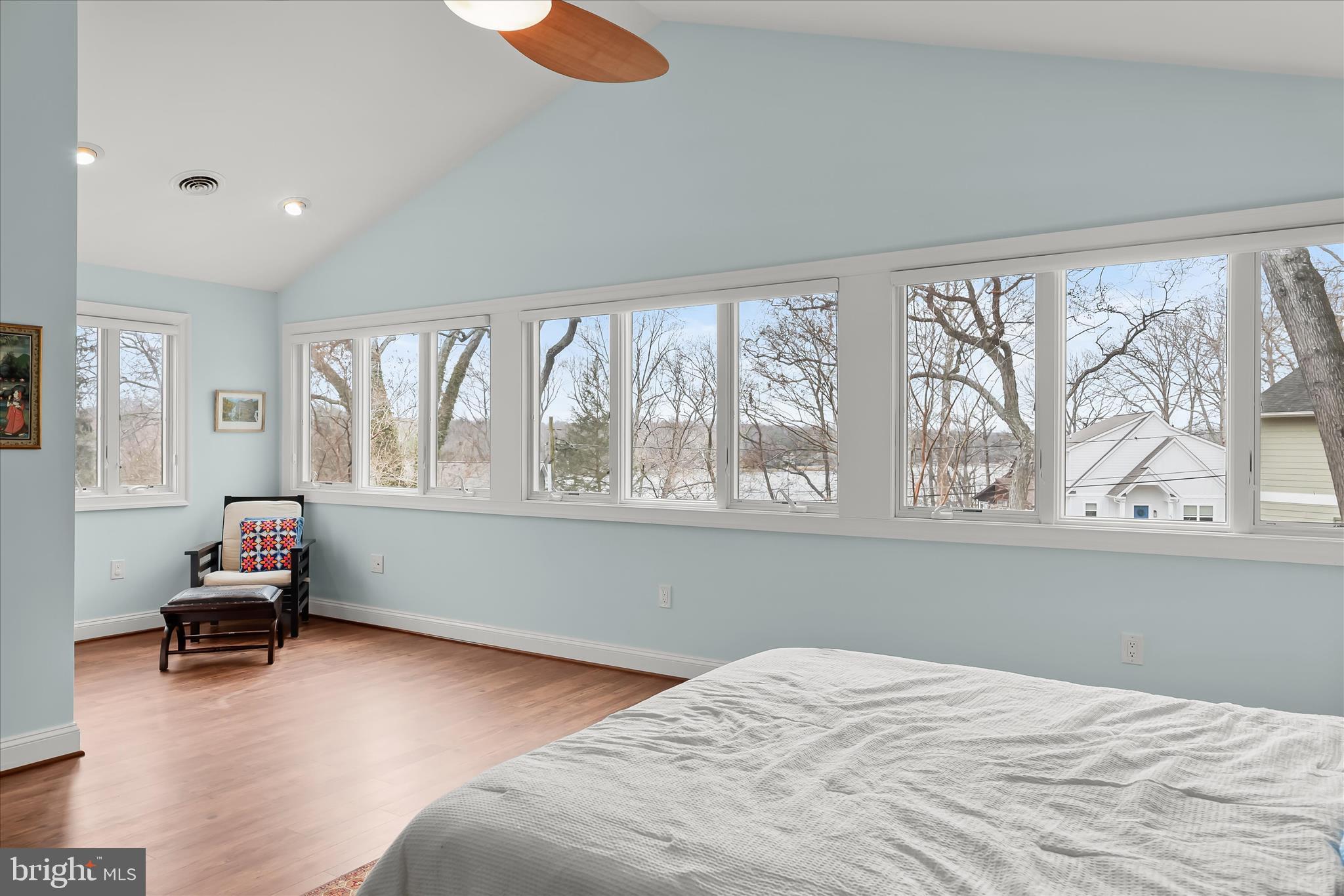 620 Jumpers Hole Road Severna Park, MD 21146 - Photo 15 of 43 a bedroom with a bed and wooden floor