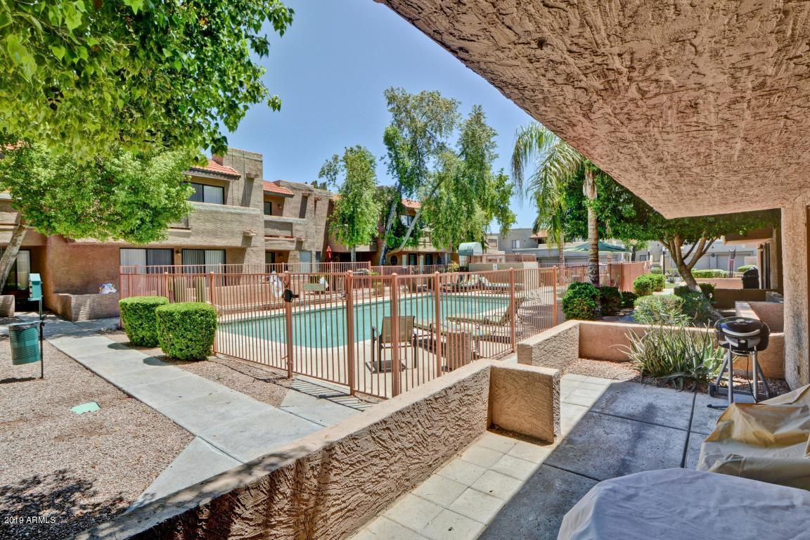 835 North Granite Reef Road, Unit 34 Scottsdale, AZ 85257 - Photo 7 of 15 835 N Granite reef Patio view of Pool