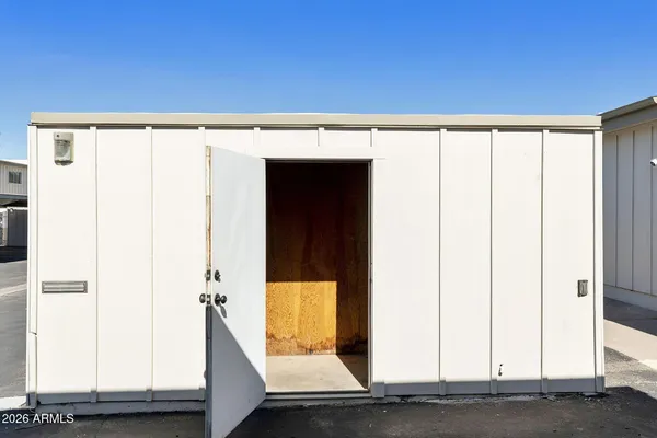 a view of front door