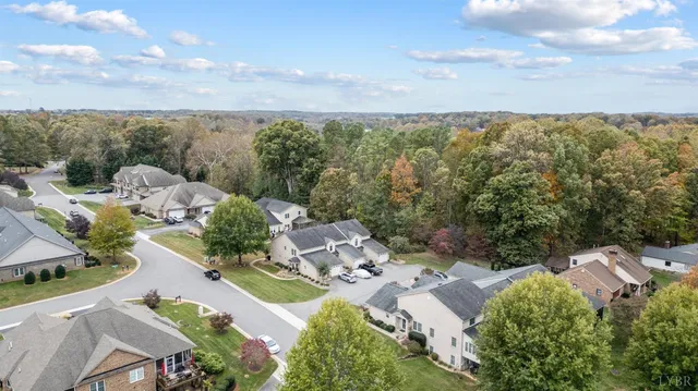a garden with a fountain