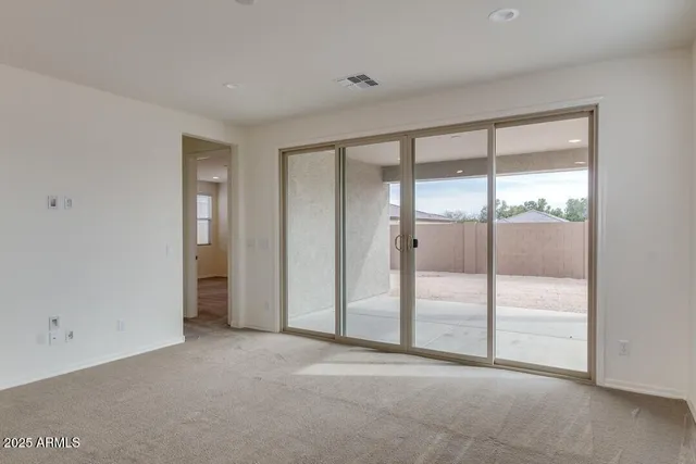 a view of empty room