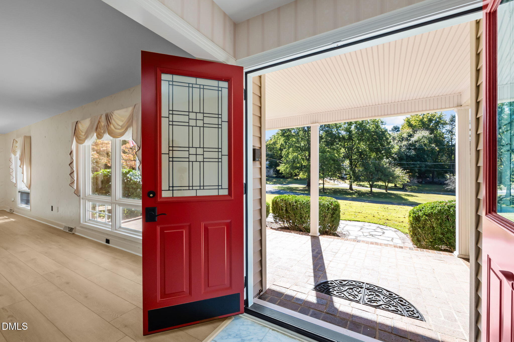 60 Banbury Court Roxboro, NC 27573 - Photo 21 of 59 a view of an entryway with a floor to ceiling window
