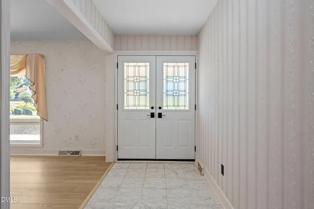 a view of room with window