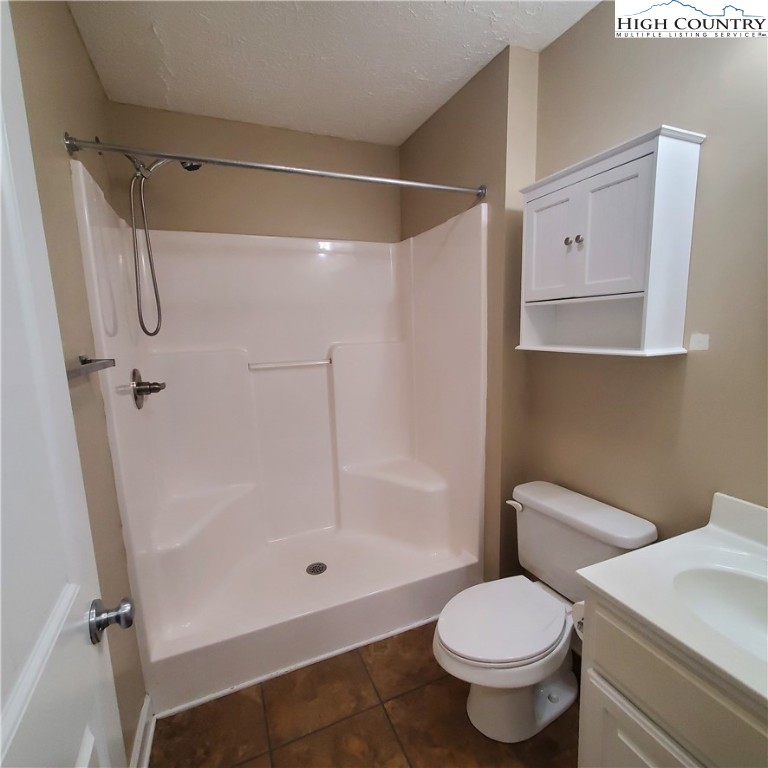 161 Alexander Drive Boone, NC 28607 - Photo 12 of 28 a bathroom with a toilet and a shower