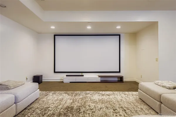 a view of room with furniture