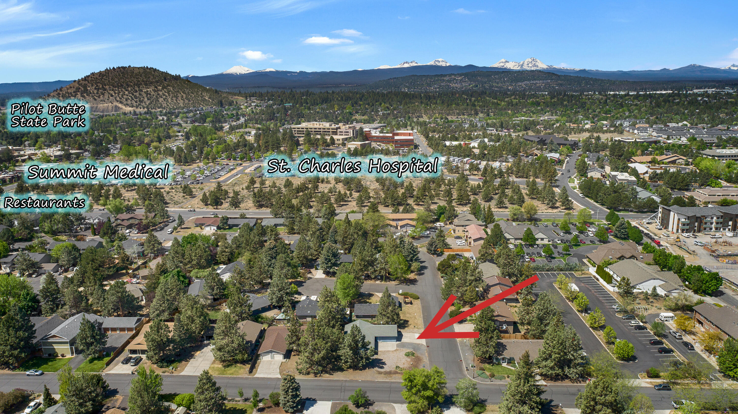 1916 Northeast Wichita Way Bend, OR 97701 - Photo 34 of 38 a view of a city with lake