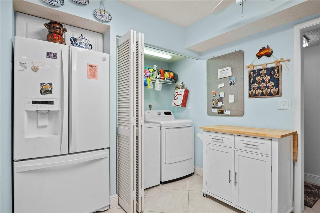 2810 North 46th Avenue, Unit 462 Hollywood, FL 33021 - Photo 9 of 31 a white refrigerator freezer sitting inside of a kitchen