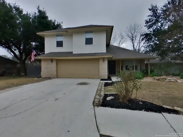 a house view with a outdoor space