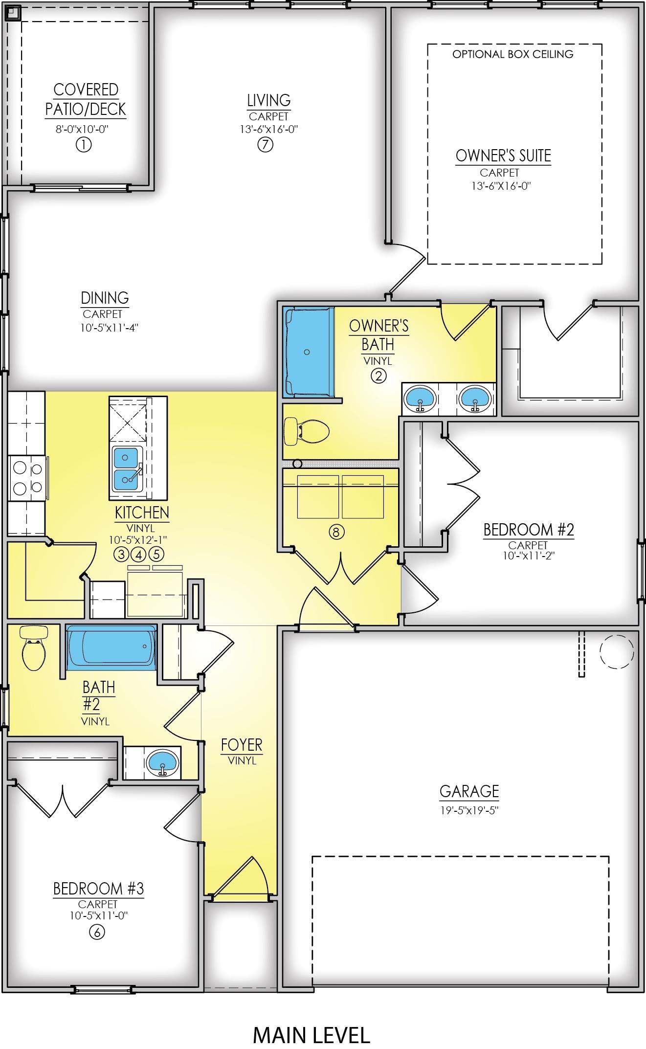 544 Honeyhill Loop Conway, SC 29526 - Photo 22 of 22 View of property floor plan