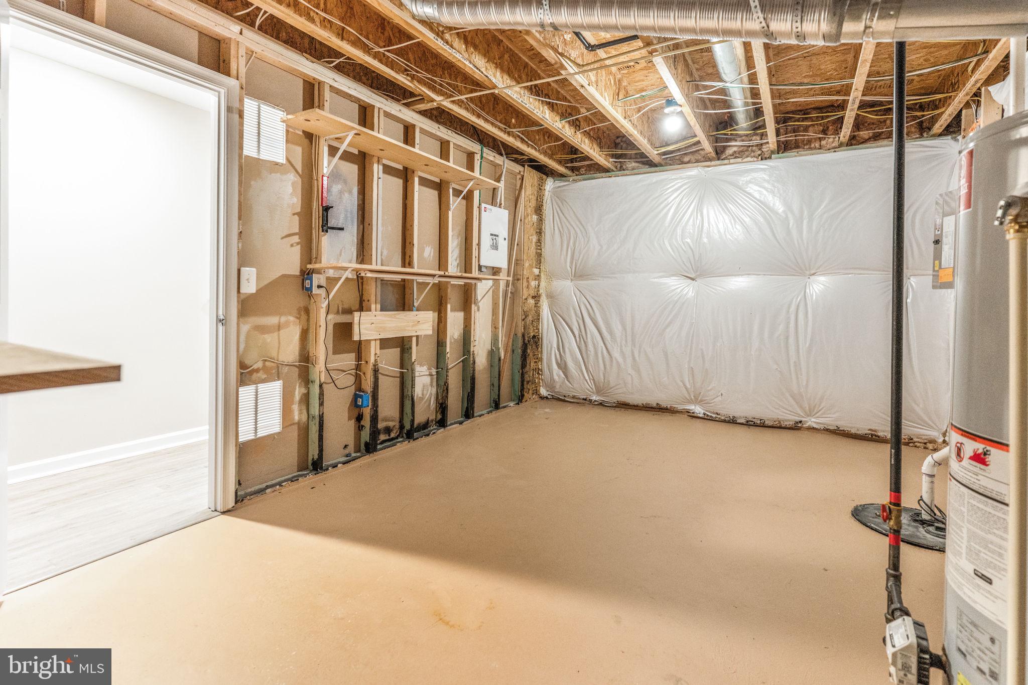 12021 Spring Beauty Road Bristow, VA 20136 - Photo 35 of 43 a view of a room with wooden walls