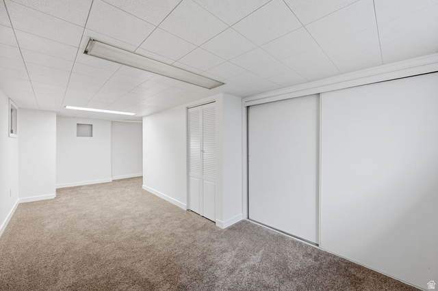 708 9th Street Ogden, UT 84404 - Photo 17 of 17 Finished basement featuring carpet flooring and baseboards