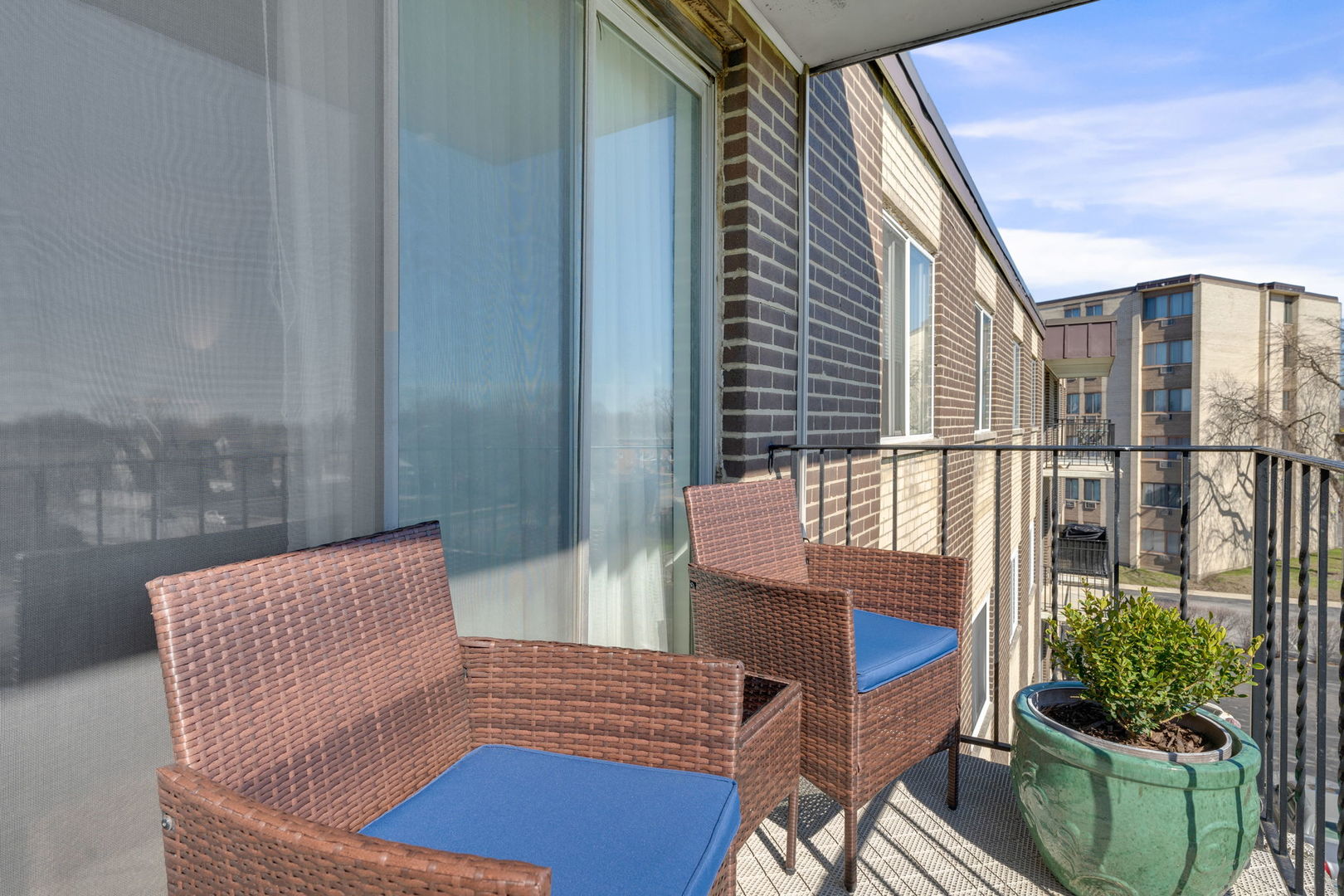 9820 South Pulaski Road, Unit 315 Oak Lawn, IL 60453 - Photo 10 of 20 a view of balcony with furniture