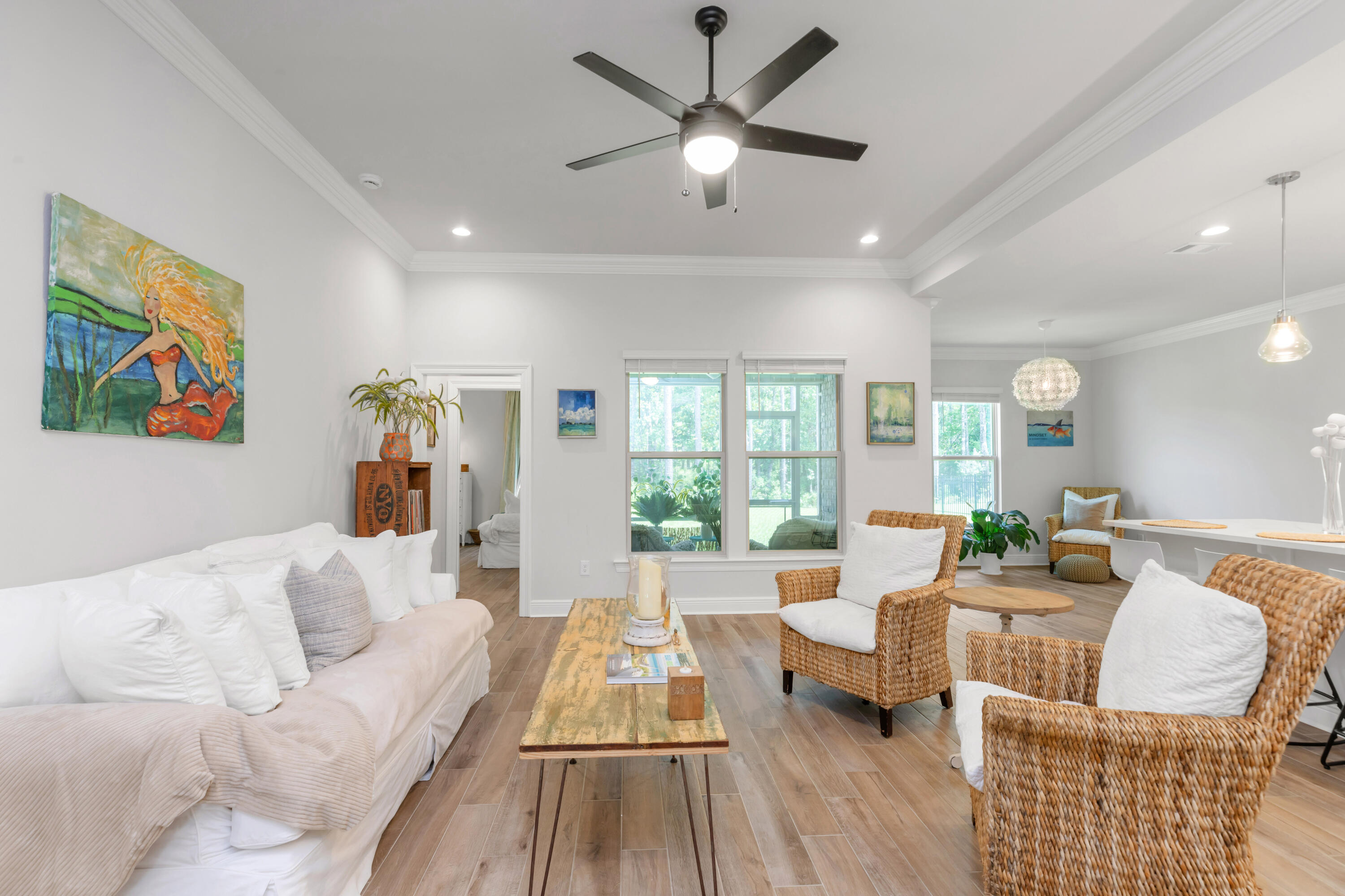 27 Cozy Cove Freeport, FL 32439 - Photo 5 of 80 a living room with furniture and a large window