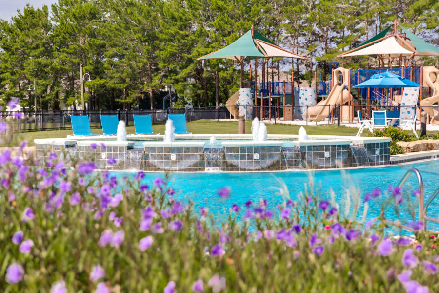 27 Cozy Cove Freeport, FL 32439 - Photo 56 of 80 a view of swimming pool with outdoor seating