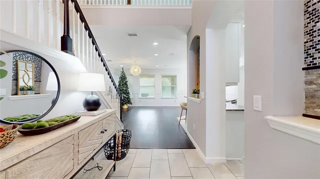 a view of a living room