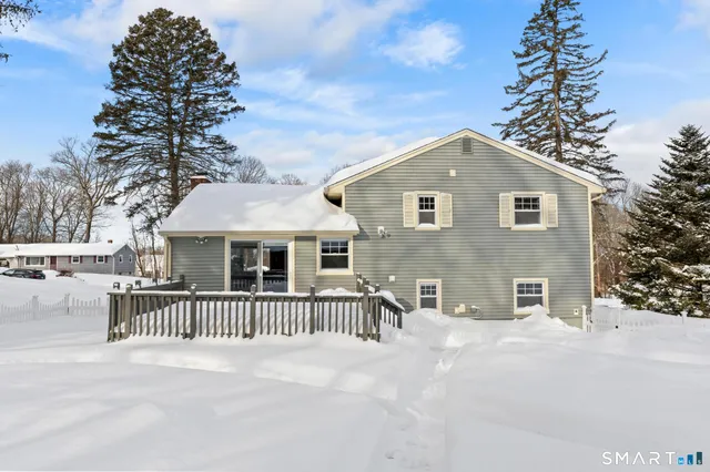 a view of a house with a porch