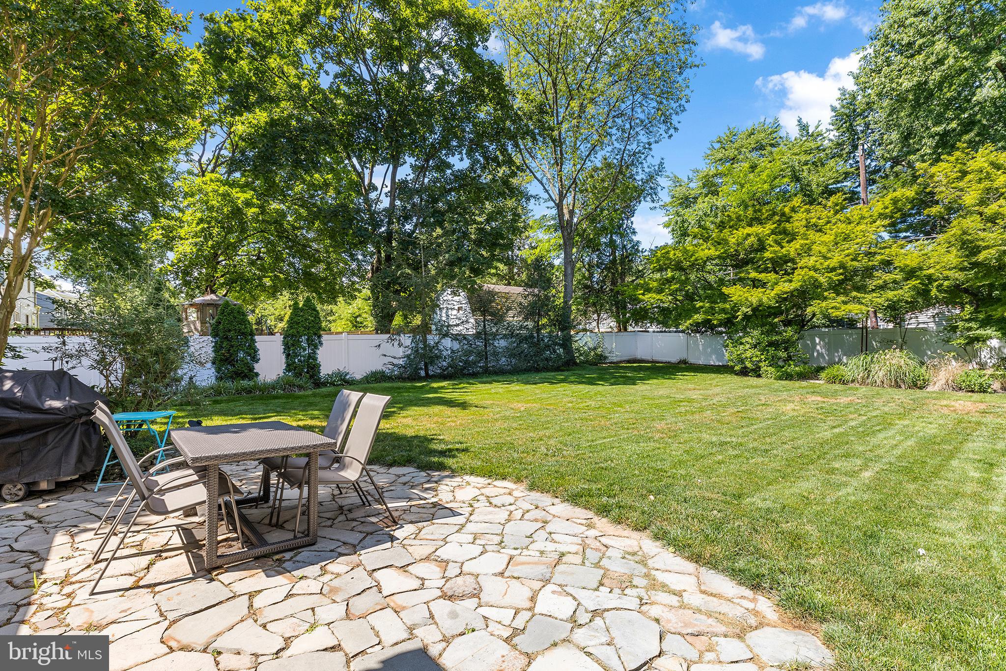 1479 Makefield Road Yardley, PA 19067 - Photo 29 of 30 Back Patio & Spacious Yard with New Vinyl Fence
