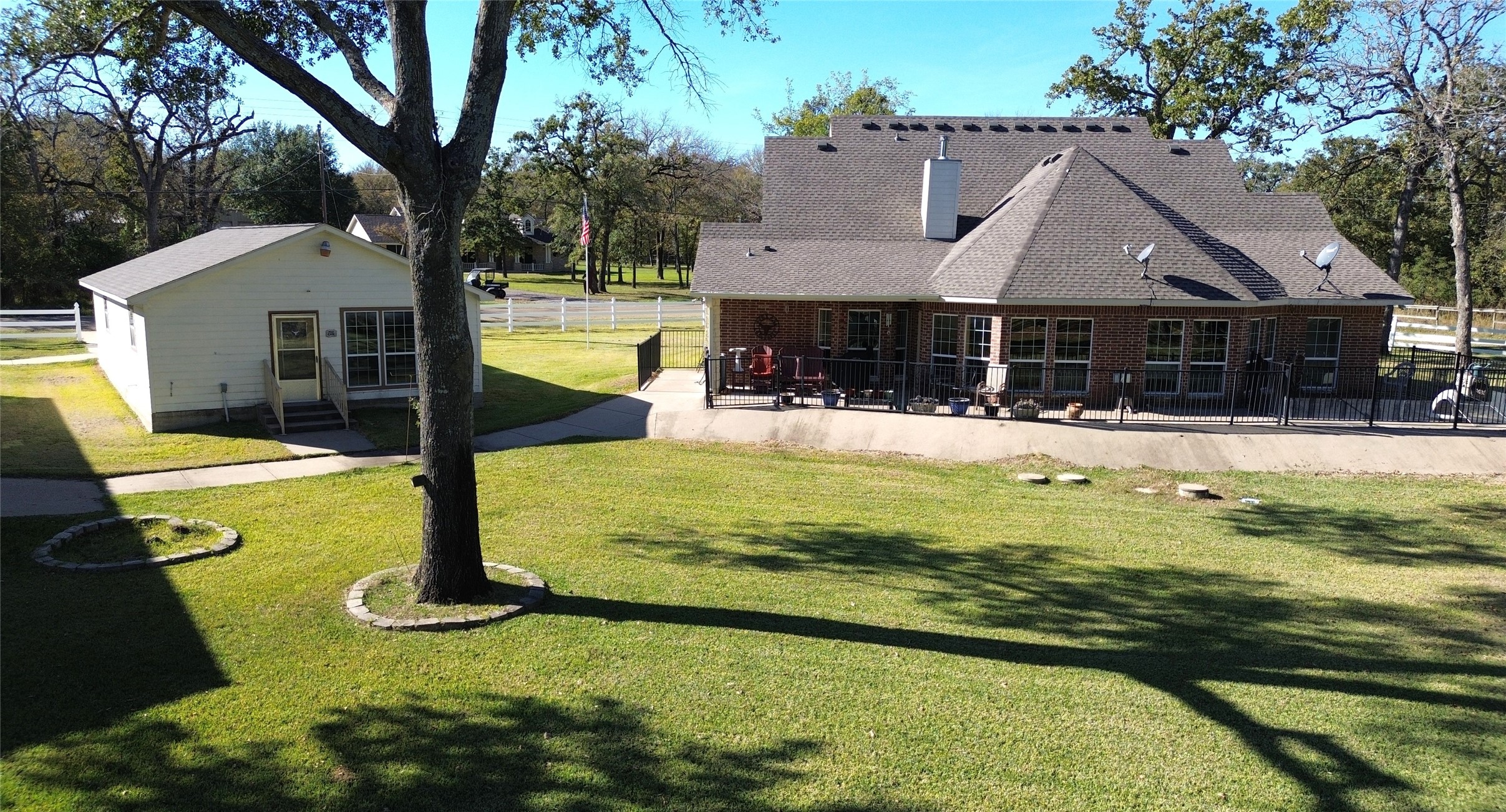 19846 Post Oak Loop Thornton, TX 76687 - Photo 13 of 44 a view of a house with swimming pool