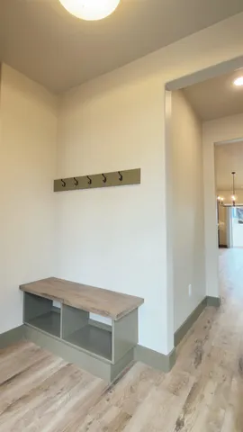 a room with storage and utility