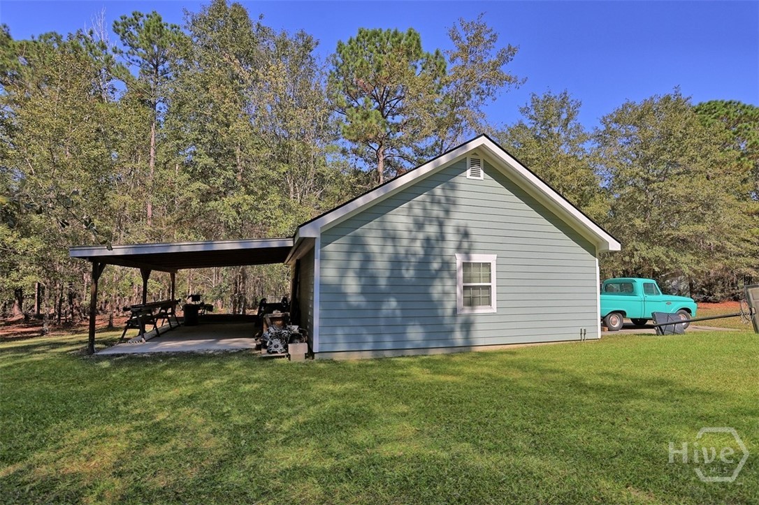205 Dekle Road South Register, GA 30452 - Photo 45 of 55 Lean-to on 2 car garage