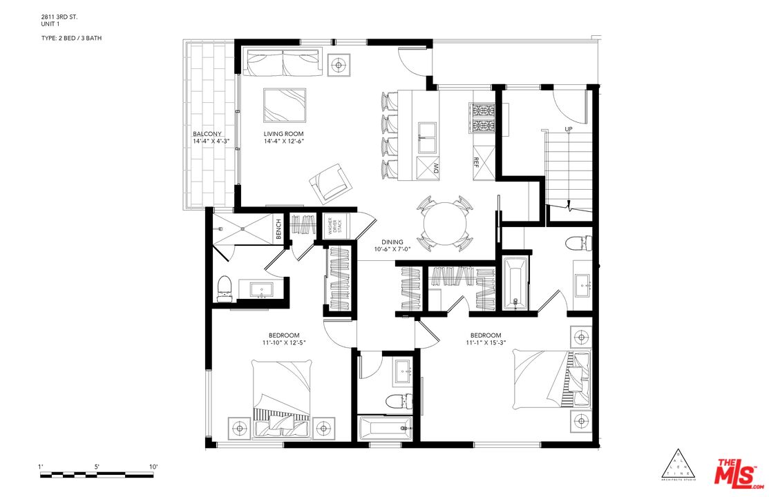 2811 3rd Street, Unit 1 Santa Monica, CA 90405 - Photo 21 of 21 a picture of a room with a white wall and picture