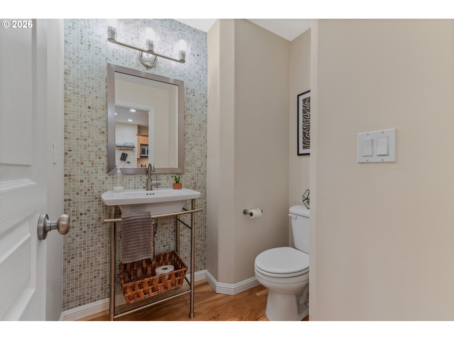 2924 Southwest Tranquility Terrace Beaverton, OR 97003 - Photo 16 of 39 a bathroom with a sink toilet and a mirror