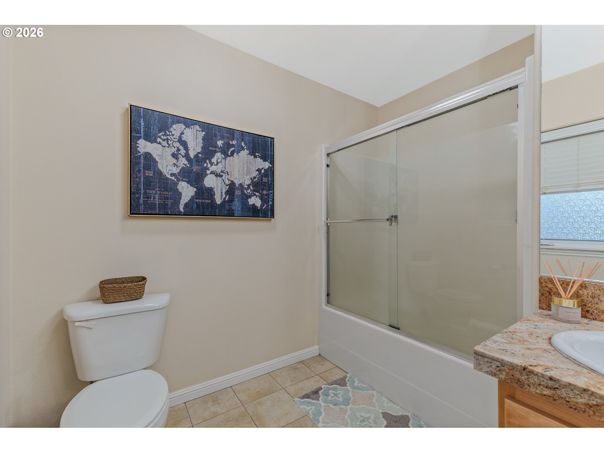 2924 Southwest Tranquility Terrace Beaverton, OR 97003 - Photo 22 of 39 a bathroom with a toilet and a shower