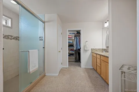 a view of walk in closet