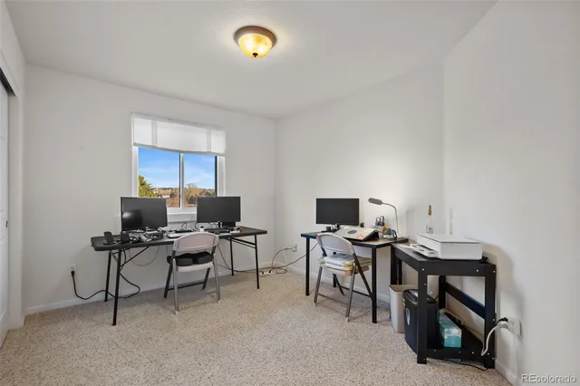 a view of a workspace with a window