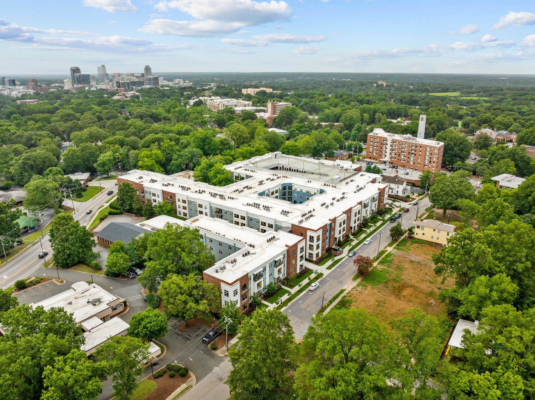 29 Enterprise Street, Unit 301 Raleigh, NC 27607 - Photo 10 of 11 an aerial view of multiple house