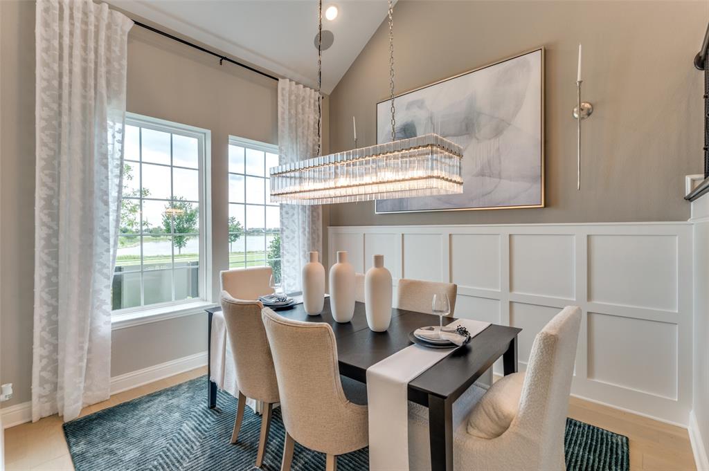1116 Lakeview Lane Argyle, TX 76226 - Photo 11 of 40 a view of a dining room with furniture window and outside view