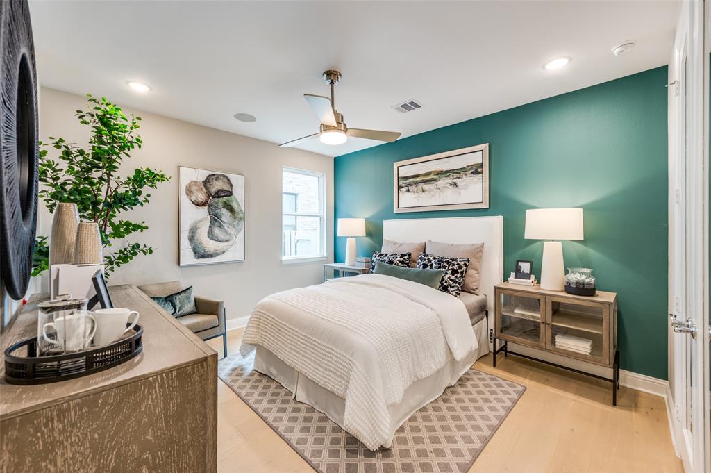 1116 Lakeview Lane Argyle, TX 76226 - Photo 15 of 40 a bedroom with a bed and a couch