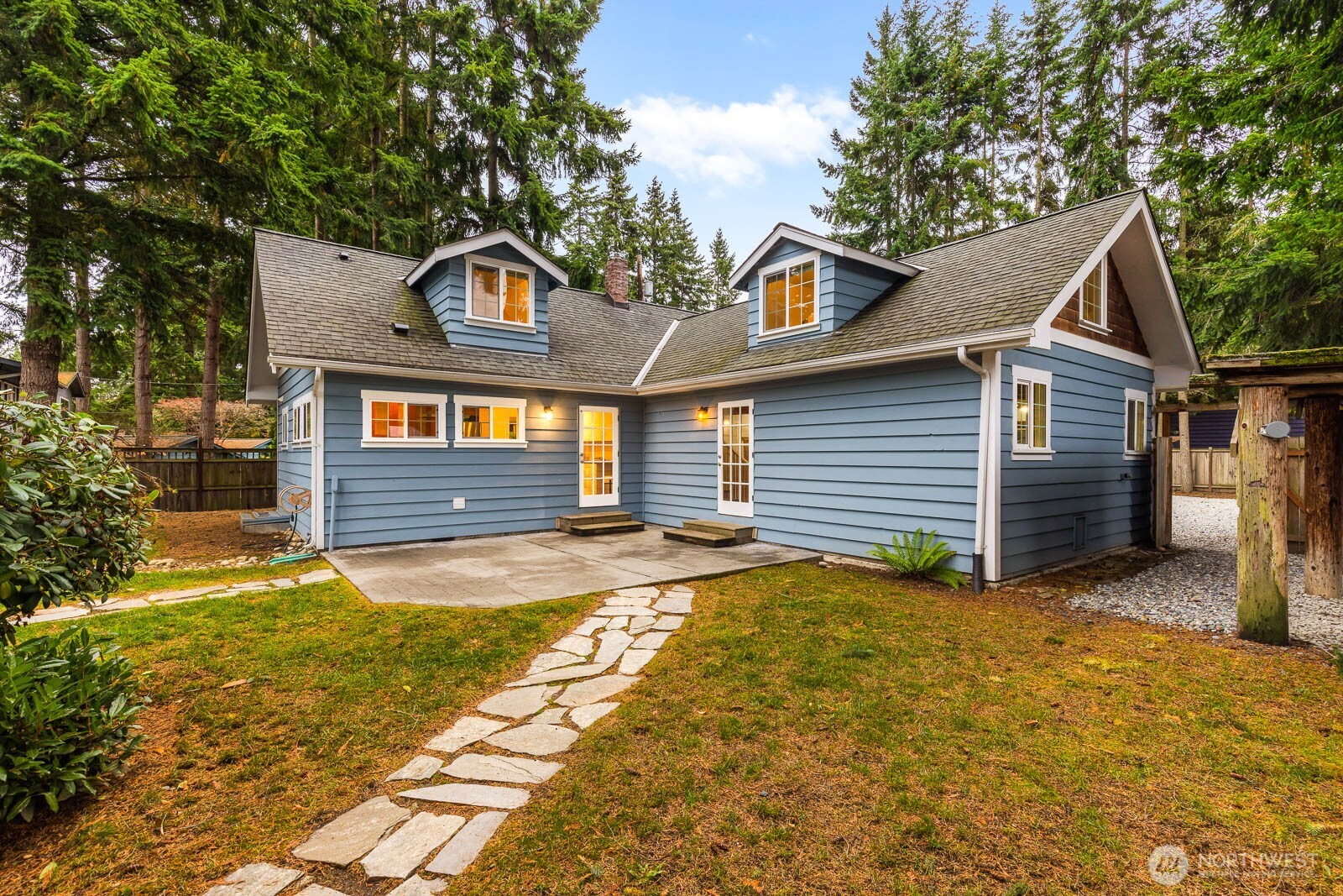 17110 66th Place West Edmonds, WA 98026 - Photo 26 of 38 a bathroom with a sink and a yard