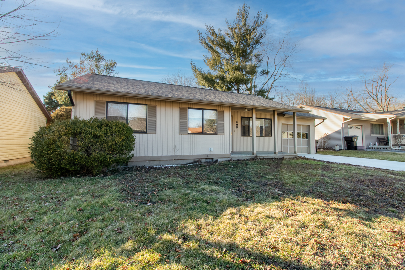 105 Churchill Road Normal, IL 61761 - Photo 1 of 24 a view of a house with a yard