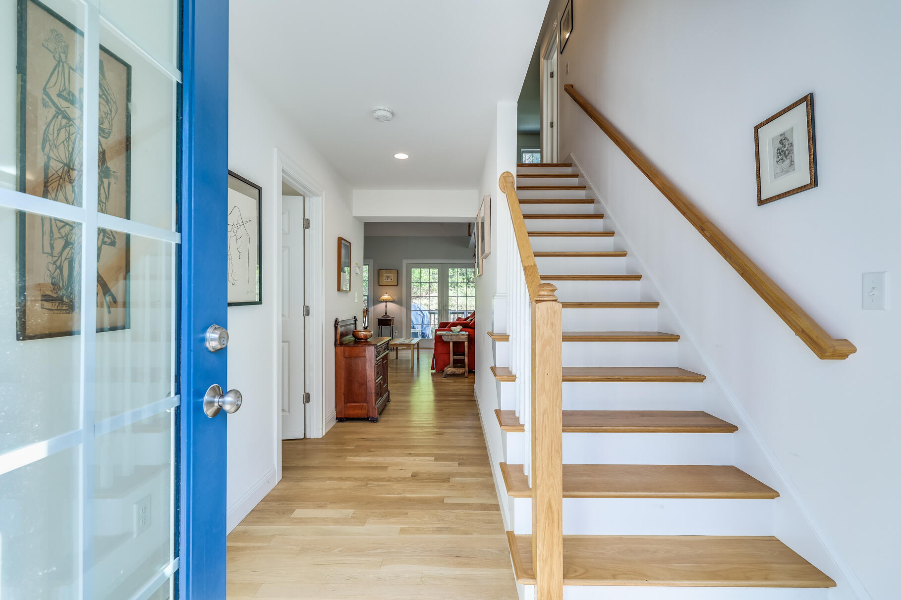 105 High Meadow Road Wellfleet, MA 02667 - Photo 18 of 52 a view of entryway and hall with wooden floor