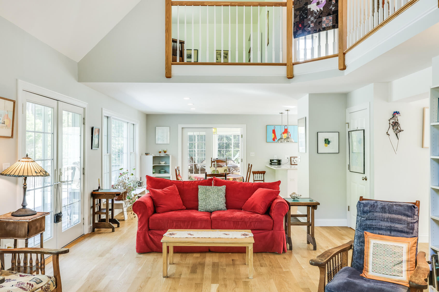 105 High Meadow Road Wellfleet, MA 02667 - Photo 25 of 52 a living room with furniture and a window