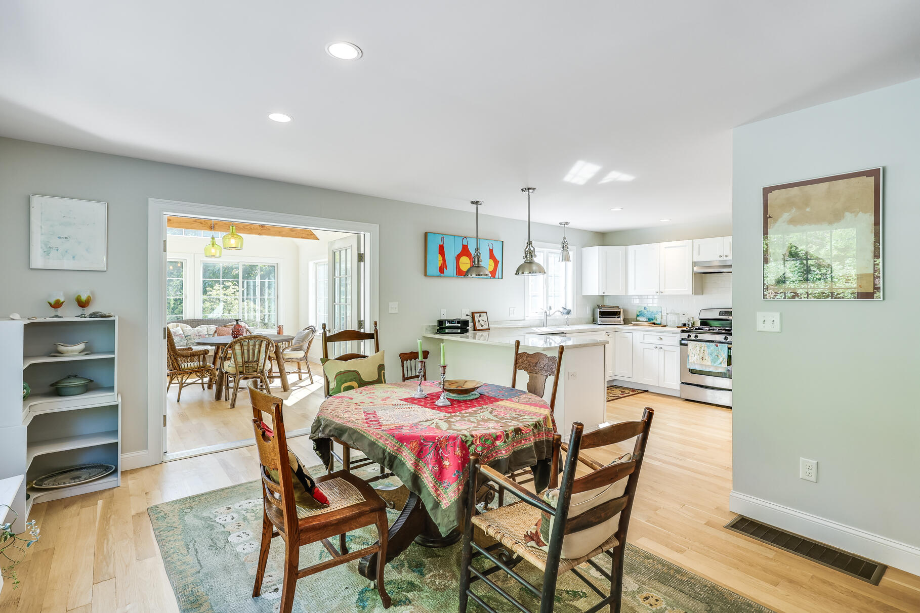 105 High Meadow Road Wellfleet, MA 02667 - Photo 27 of 52 a dining room with furniture and window