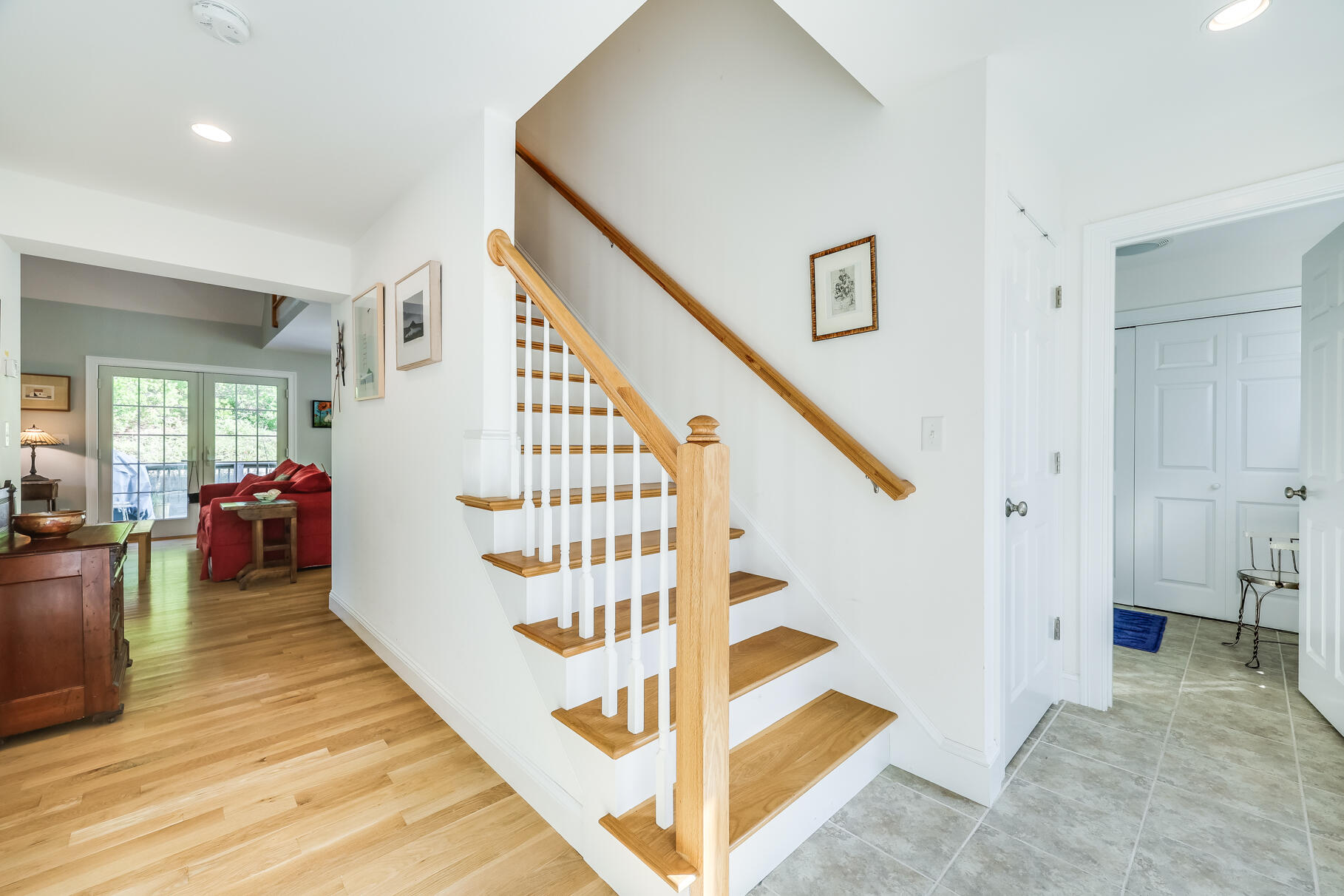 105 High Meadow Road Wellfleet, MA 02667 - Photo 44 of 52 a view of entryway and hall with wooden floor