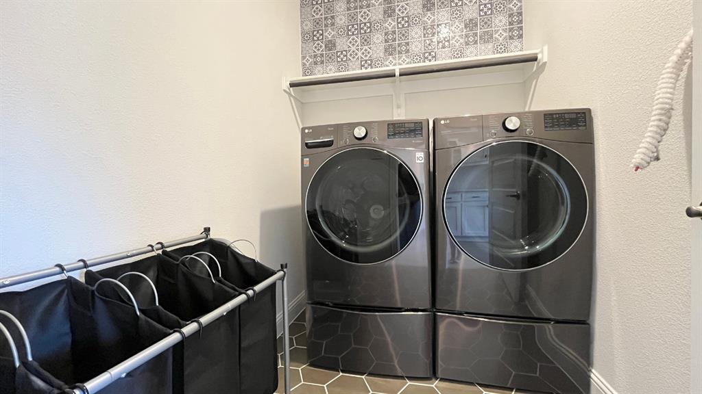 5304 Babcock Road McKinney, TX 75071 - Photo 25 of 27 a close up view of a sink and washer dryer