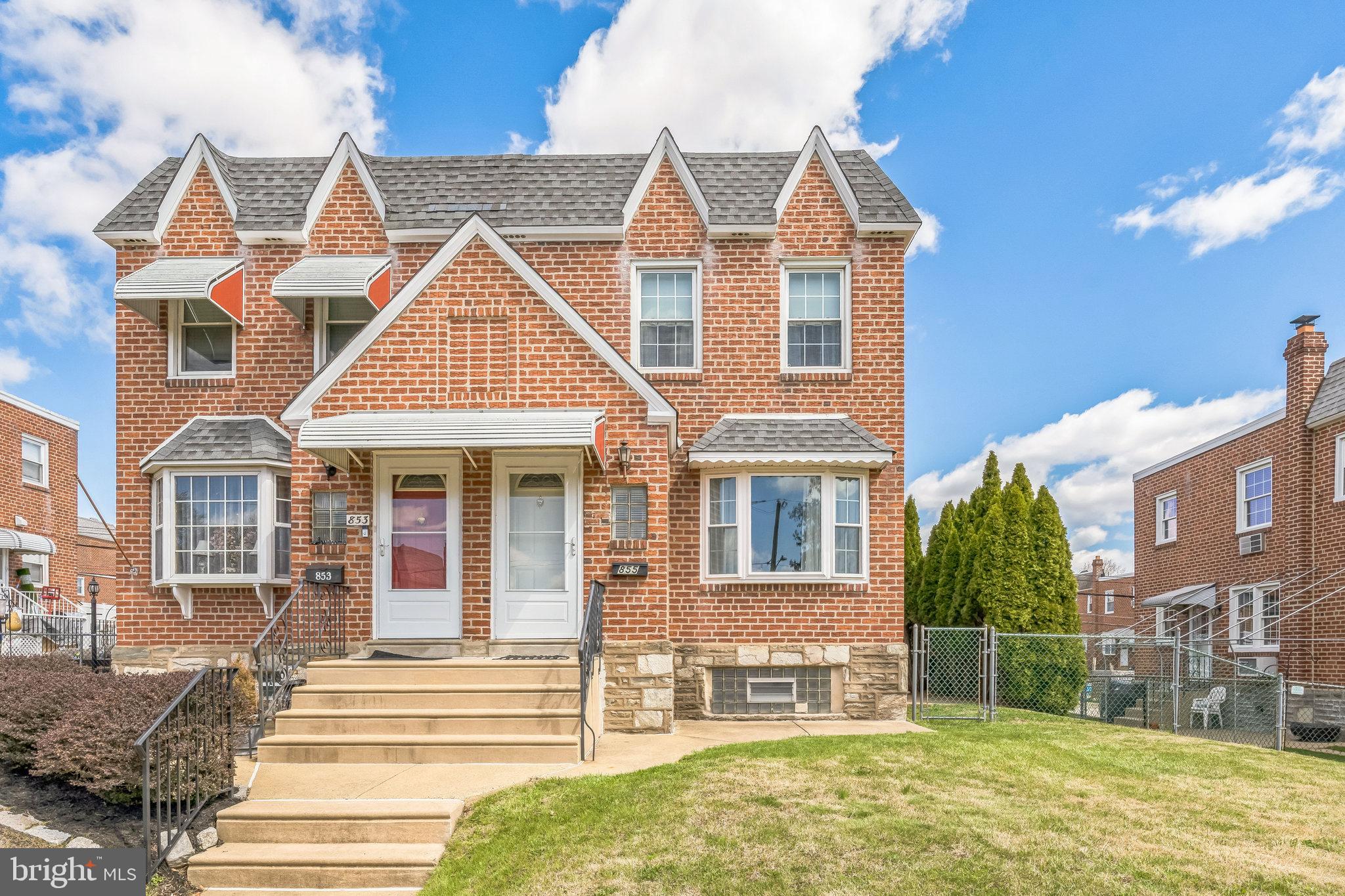 855 Medway Road Philadelphia, PA 19115 - Photo 26 of 30 a front view of a house with a yard
