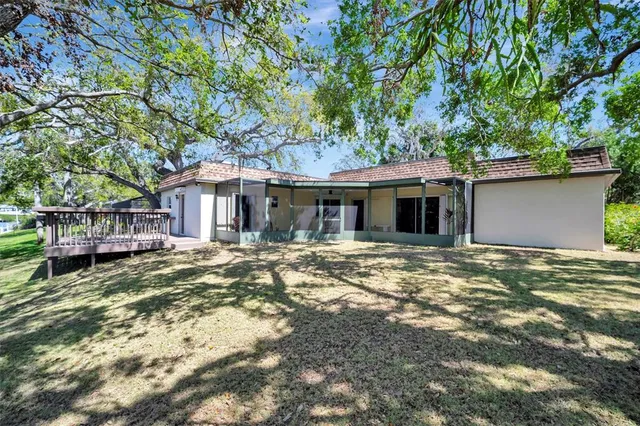 front view of a house with a big yard