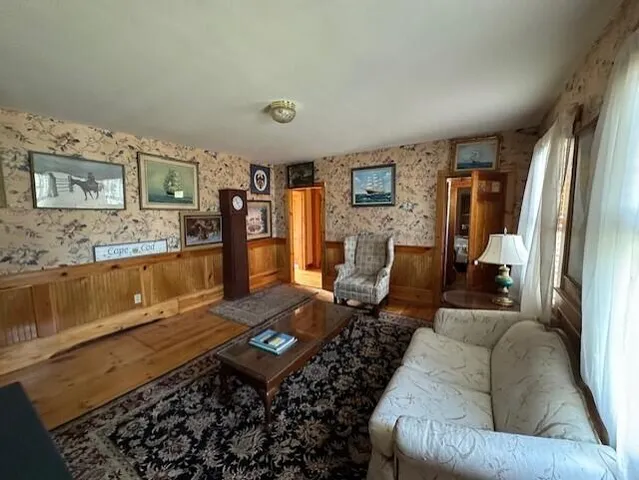 a view of front door