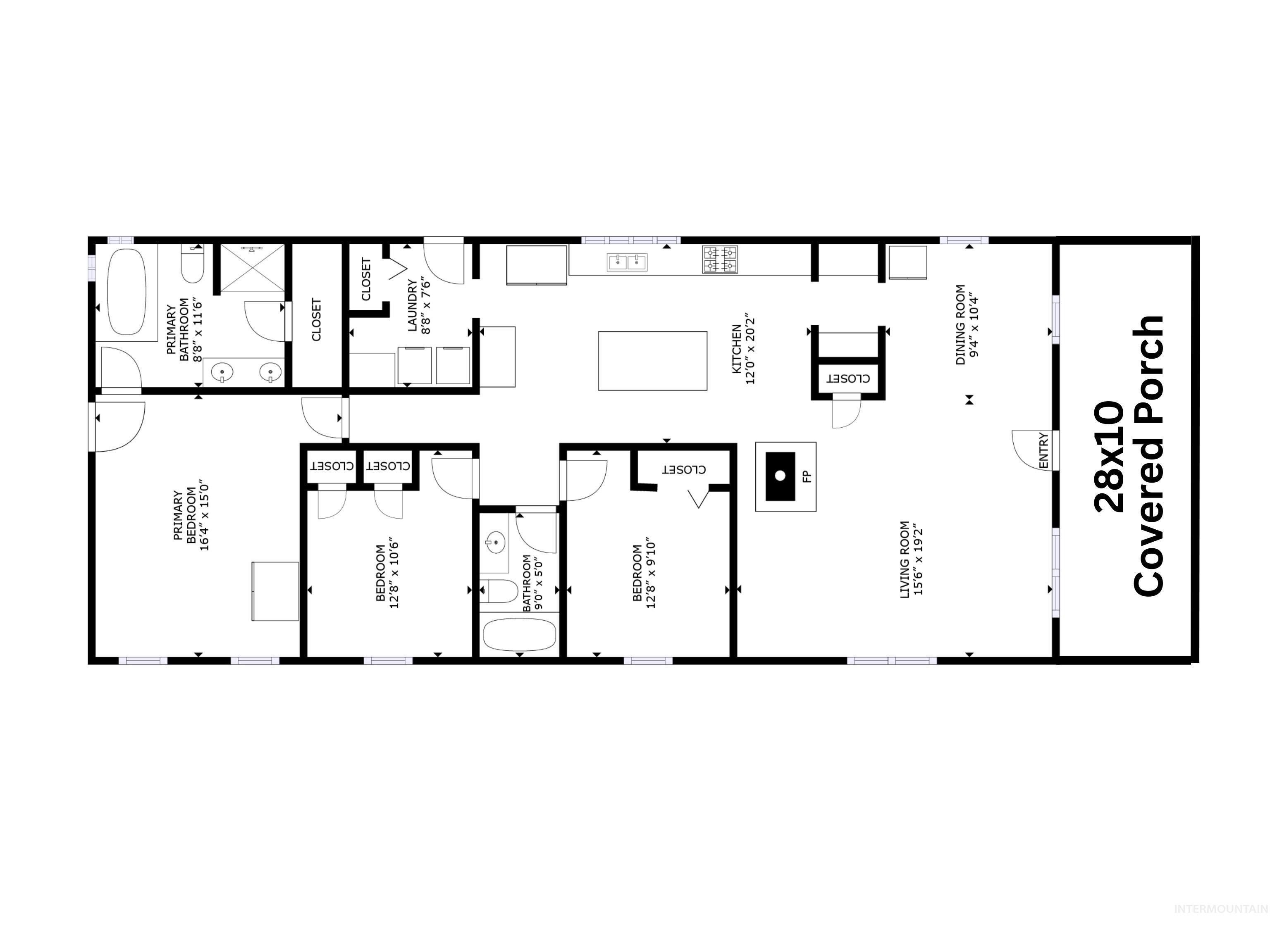3608 Highway 13 Stites, ID 83552 - Photo 43 of 44 View of home floor plan