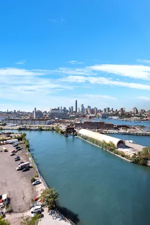 a view of a lake with outdoor space