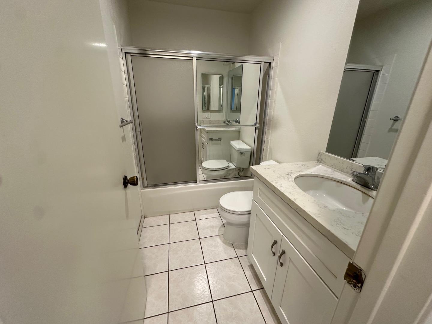 2212 Almaden Road, Unit A San Jose, CA 95125 - Photo 10 of 15 a bathroom with a sink toilet and shower