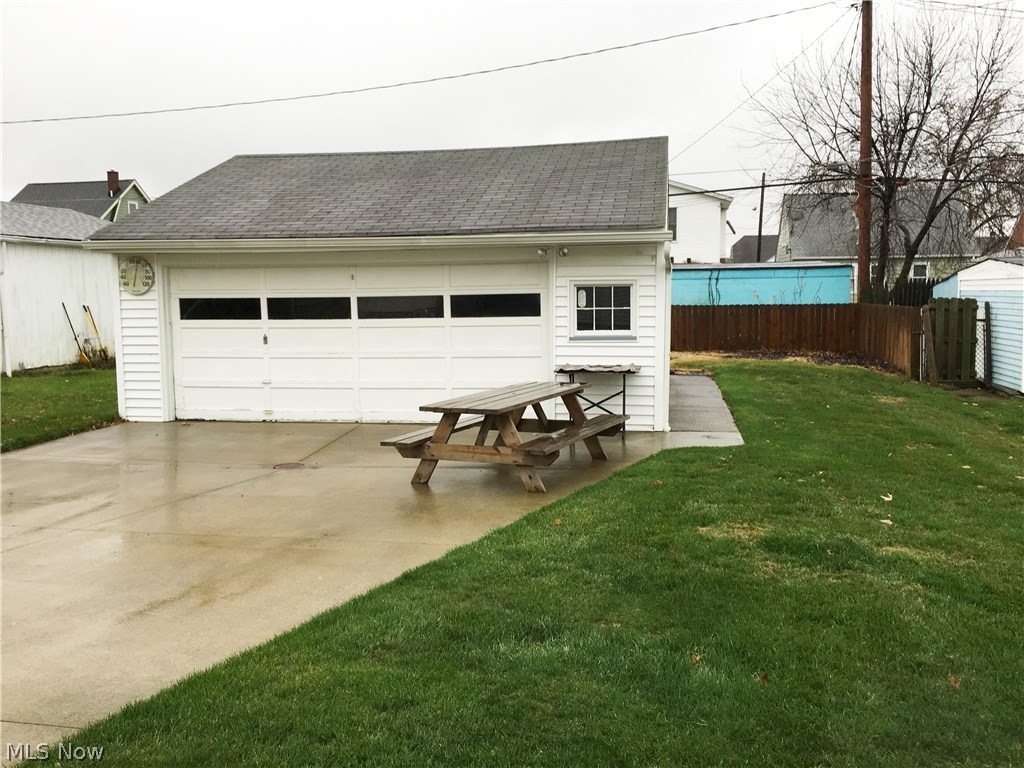 7919 Spring Garden Road Cleveland, OH 44129 - Photo 3 of 25 Large 2 car garage with ample storage and a nice sized city lot.