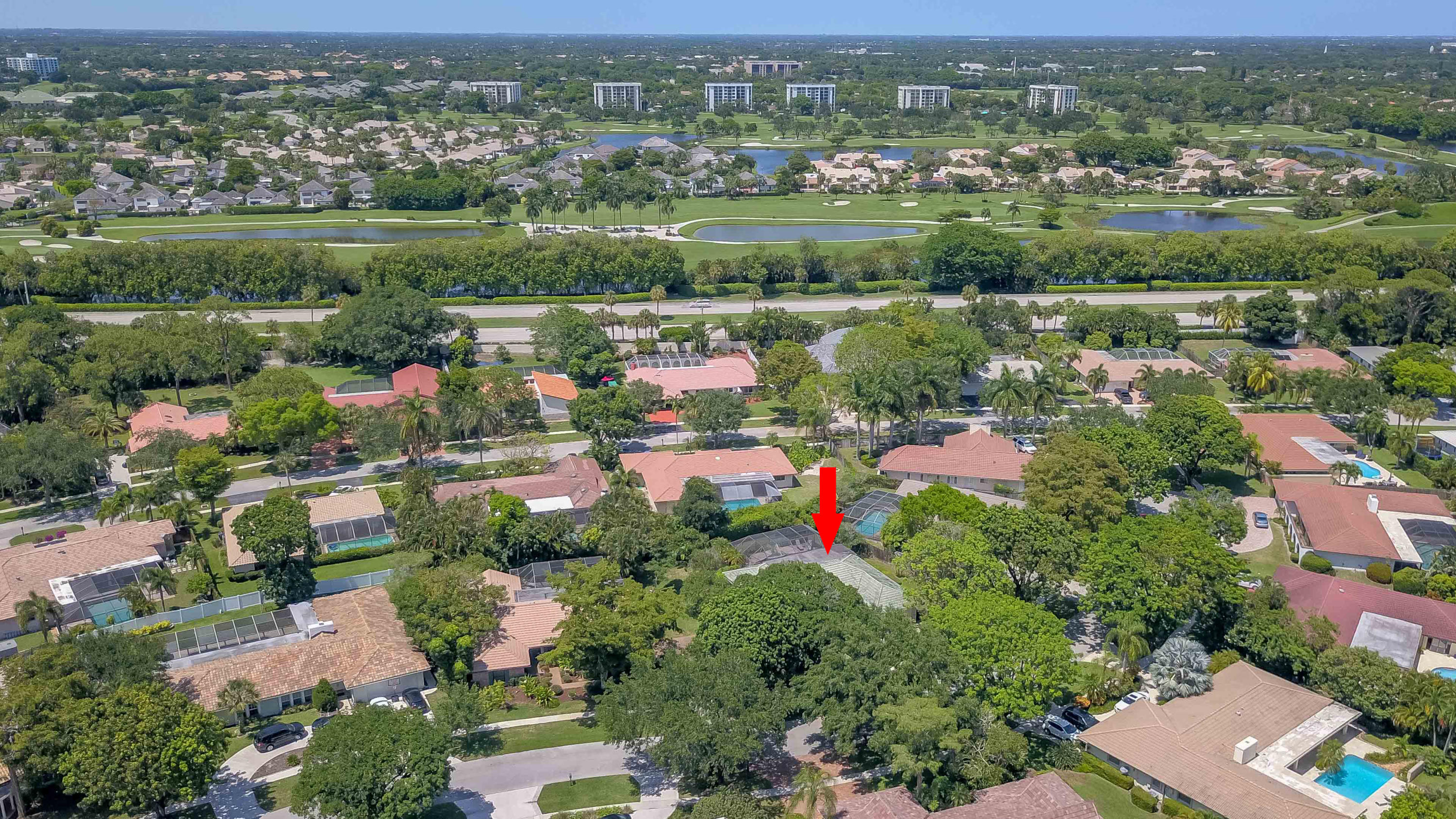 6835 Viento Way Boca Raton, FL 33433 - Photo 42 of 43 an aerial view of city and lake